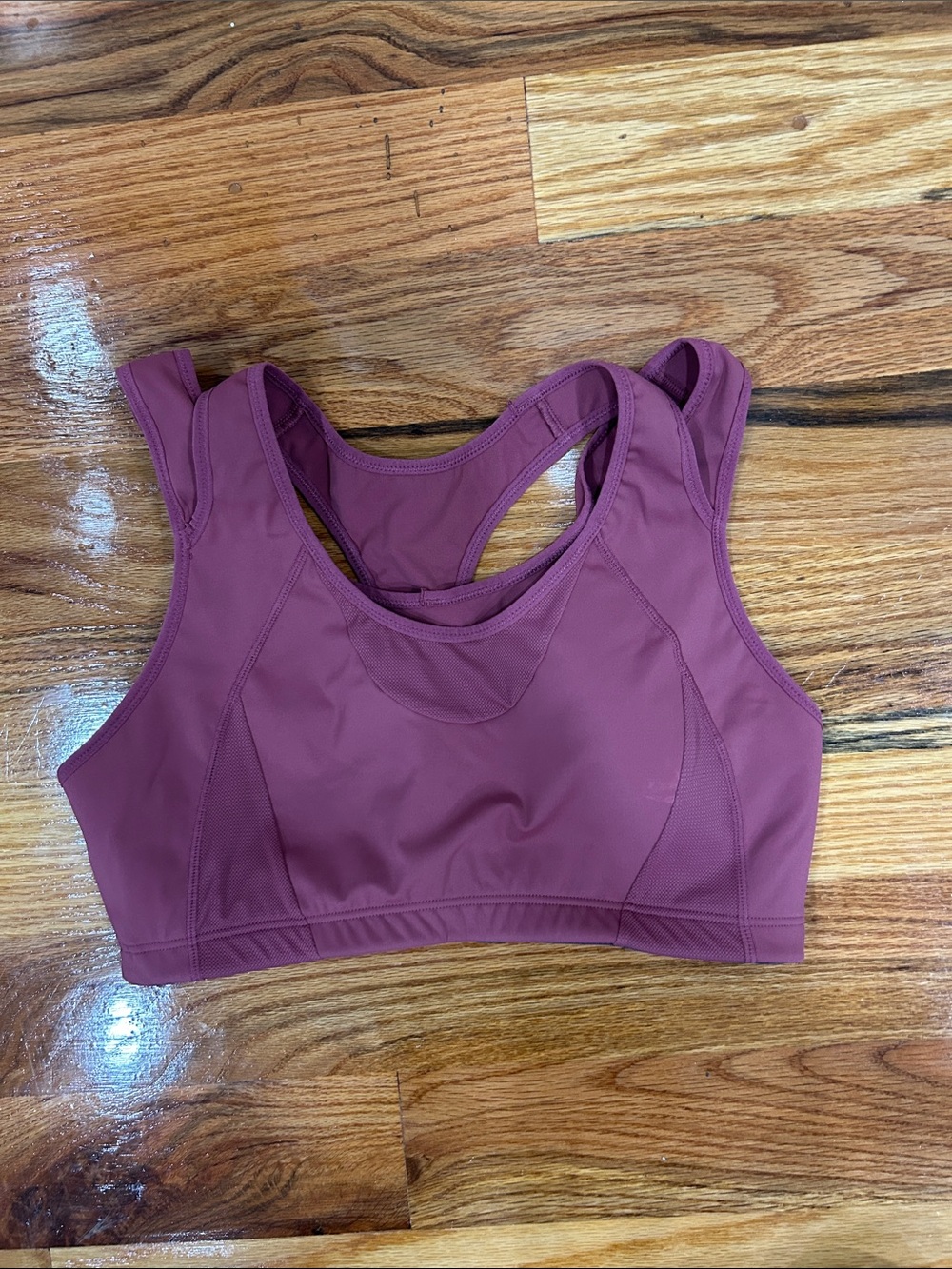 Medium-Support Racerback Sports Bra in Mauve
